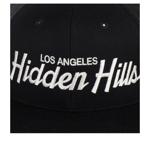 Бейсболка HOOD арт. 100-MWL001-CA005-BK Hidden Hills, CA (черный / белый)  фото 3