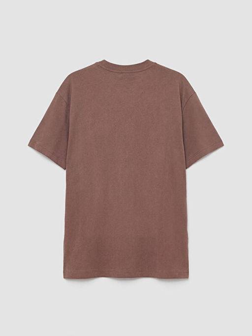 K?z ?ocuk Bisiklet Yaka Bask?l? Ti??rt