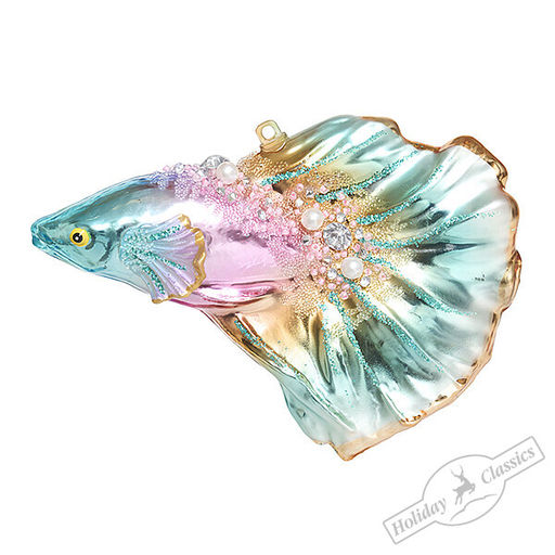 Рыбка "Голубая лагуна" (стекло) 12,5х5х9,5 см