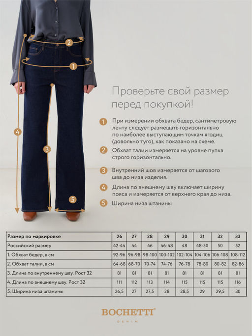Джинсы женские темно-синие