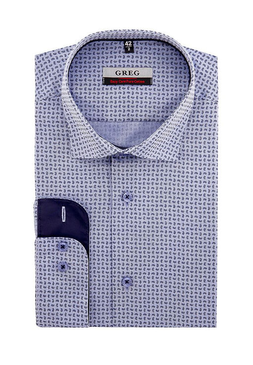 Сорочка мужская длинный рукав GREG 233/111/232/Z/1p  фото 5