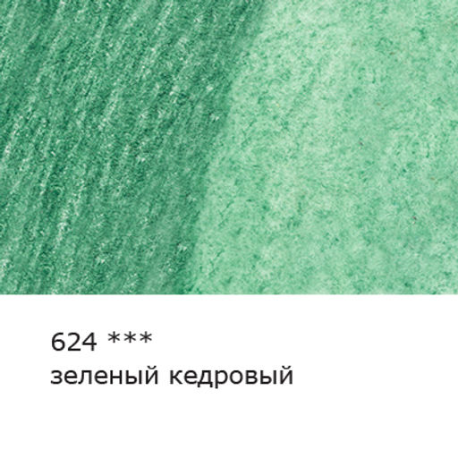 VISTA-ARTISTA Gallery VGWP Карандаш акварельный художественный заточенный 6 шт. 624 Зеленый кедровый (Cedar green)