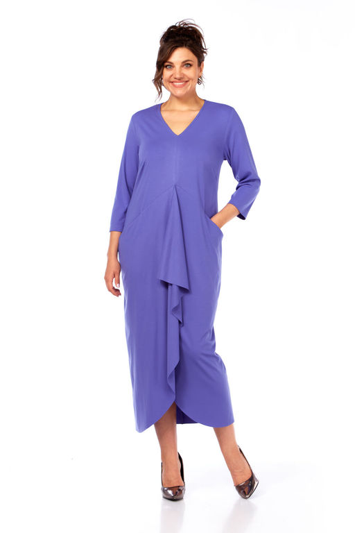 Платье Diamant 2086 оттенок синего фото 6