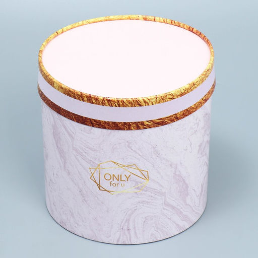 Набор шляпных коробок 3 в 1 Мрамор, 13 х 13 - 18 х 18 см - Дарите счастье фото 6