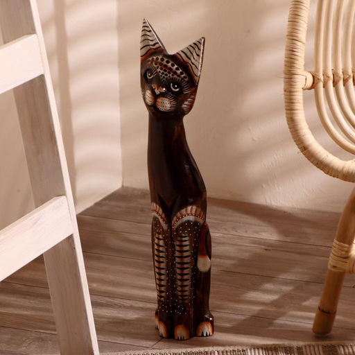 Сувенир «Кошка», 60 см, дерево