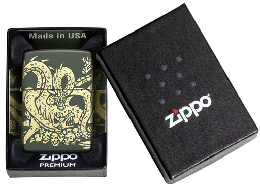 Зажигалка ZIPPO Дракон | Dragon Design 48907  фото 5