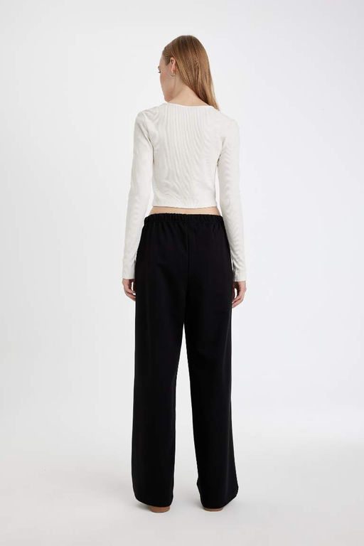 Длинные спортивные штаны прямого кроя - Defacto фото 6