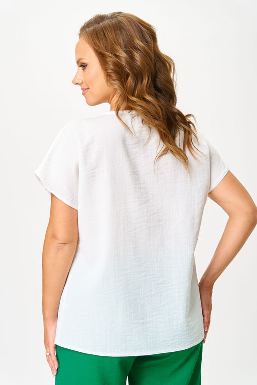 Костюм Anastasia Mak 1290 зеленый+молочный фото 10