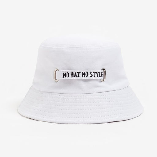 Панама унисекс MINAKU с надписью, белая, размер 56-58
