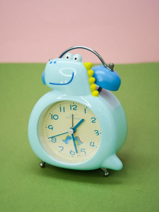 Часы-будильник Dino, blue (6,3х11,2 см)