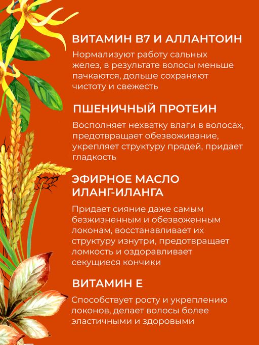 Шампунь с экстрактом каштана и витаминами В Против выпадения для жирных и нормальных волос - Siberina фото 6