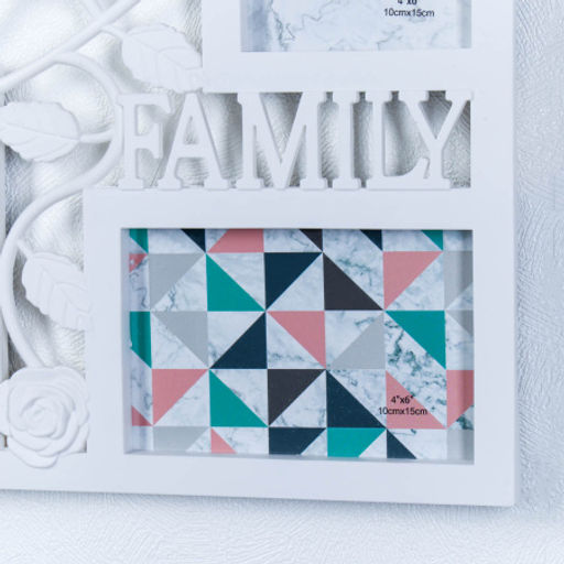 Фоторамка коллаж Семья 34,5х34 см / 047-1 /уп 36/ 4 фото - Галеонтрейд фото 3