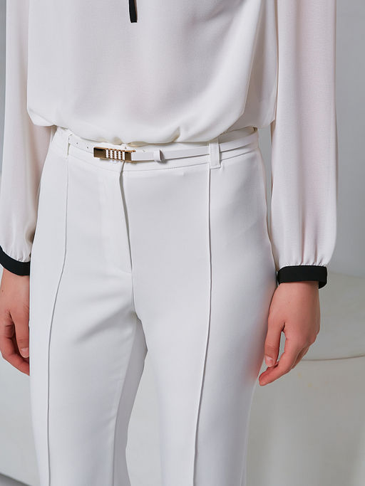 Брюки клёш с застроченными стрелками - Marchello marchellini фото 14