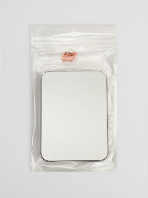 Набор маникюрный, 5 предметов, в металлическом футляре, серебристый