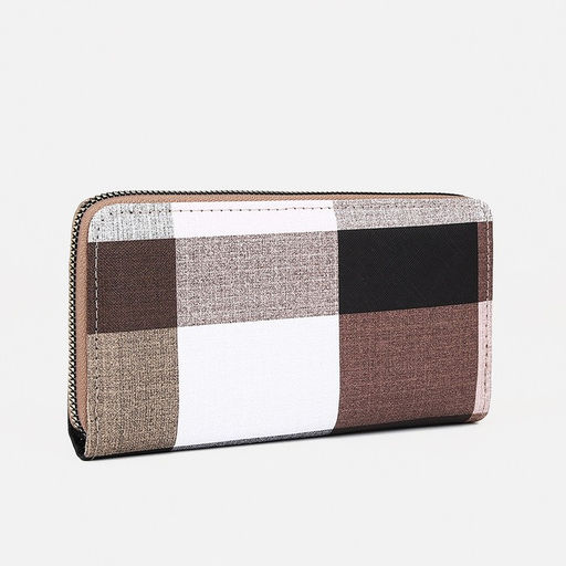 Кошелёк на молнии, цвет коричневый - Simaland фото 2