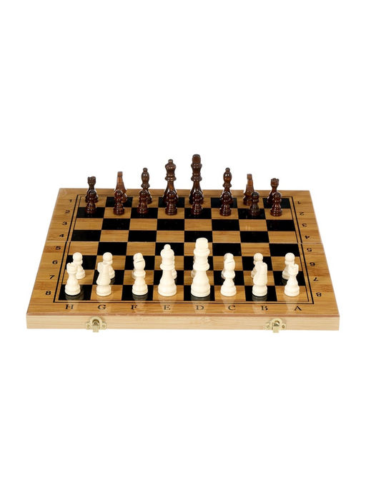 Настольная игра 3 в 1 «Король»: нарды, шахматы, шашки, 39×39 см