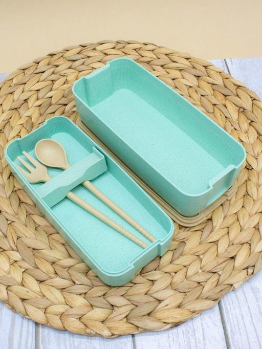 Ланчбокс "Convenient", green, 2 яруса (750 мл)