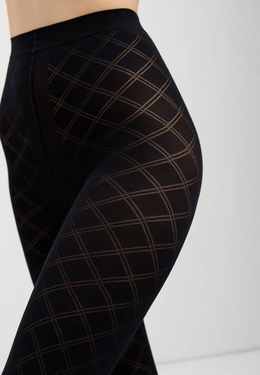 Колготки фантазийные CONTE TRAVEL Колготки с геометрическим рисунком nero - Conte elegant фото 8