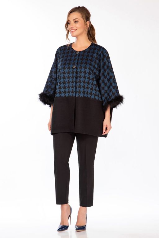 Жакет Belinga 5146 черный+синий фото 2