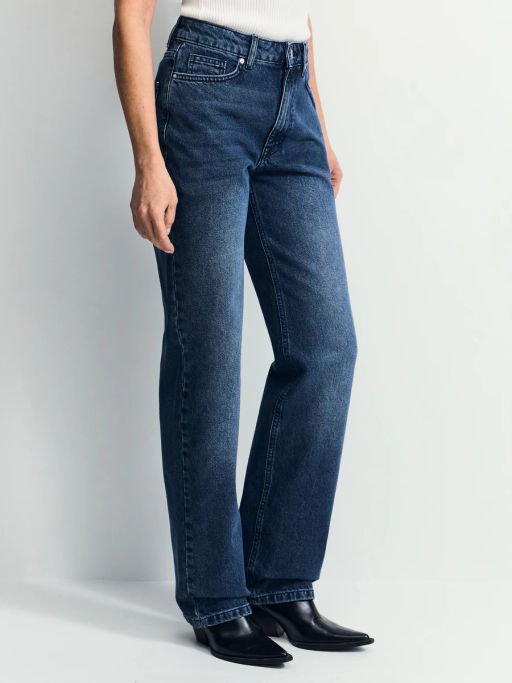 Джинсы straight с высокой посадкой / Zarina  фото 4