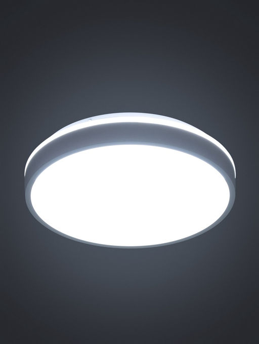 Люстра LED FZ601, 3000-6500К+RGB, 46 Вт, d=39 h=8 см, с ПДУ, белый