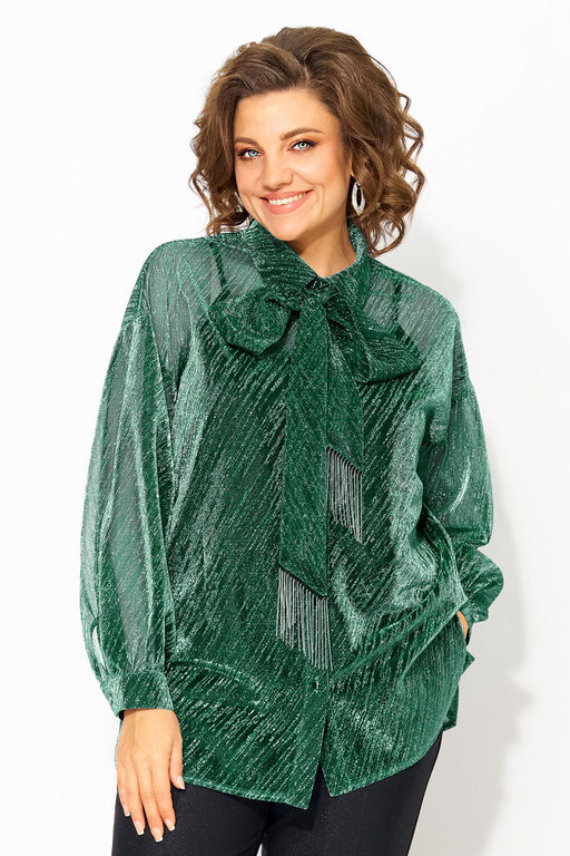 Блуза Liliana 1496 изумруд