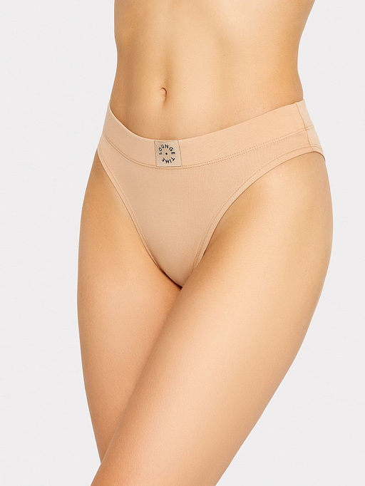 Цена за 2 штуки! Трусы женские слипы бежевые - Mark formelle фото 2