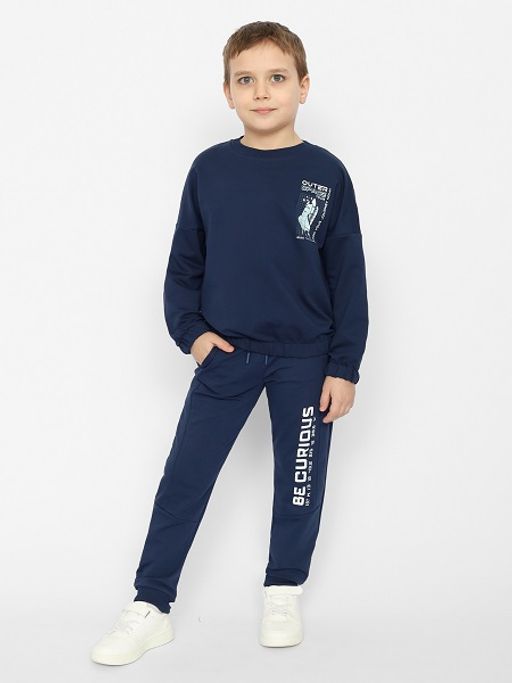 CRB wear/CSKB 63467-41-353 Джемпер для мальчика,темно-синий/Ex.Cherubino фото 2