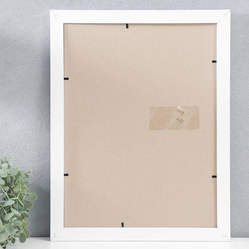 Фоторамка для фото 30×40 см Trend, белая, МДФ, (пластиковый экран)