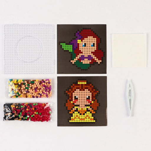 Мозаика 3 в 1 Принцессы, аквамозаика, термомозаика и мозаика из EVA, 4+