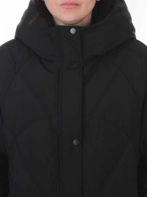 9913 BLACK Куртка зимняя женская (150 гр. холлофайбер)