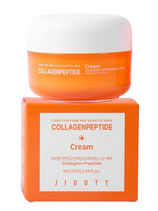 Jigott Крем для лица с коллагеном и пептидами / Collagen + Peptide Cream, 50 мл