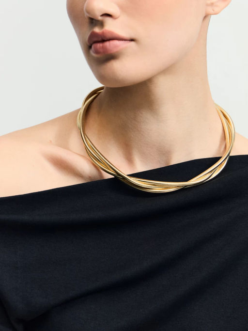 Украшение на шею многослойное / Zarina  фото 2