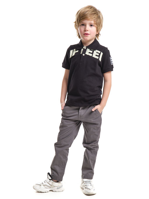 Футболка поло UD 0355 черный - Mini maxi фото 4