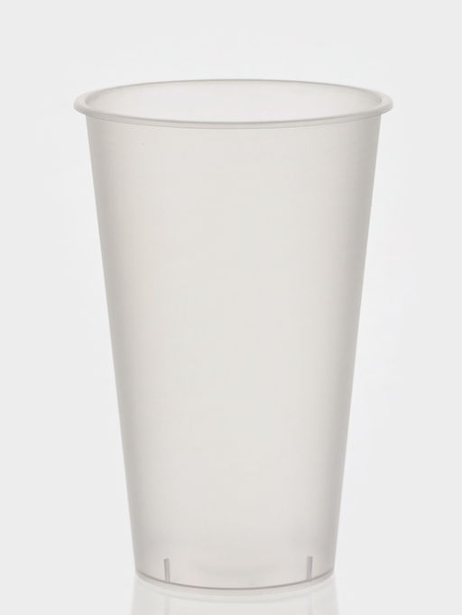 Стаканы одноразовые Bubble cup, набор 25 шт., 500 мл, d=9 см, h=13.6 см, пластик, матовые, прозрачные