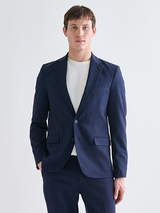 Standart Kal?p Erkek Blazer Ceket