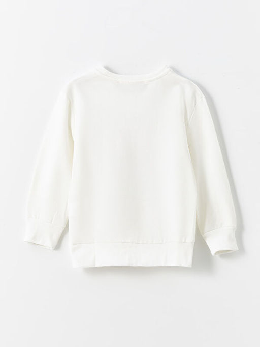 Bisiklet Yaka Bask?l? Erkek Bebek Sweatshirt - Waikiki фото 2