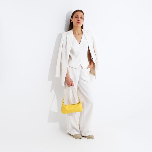 Сумка-багет на молнии, цвет жёлтый - Simaland фото 9