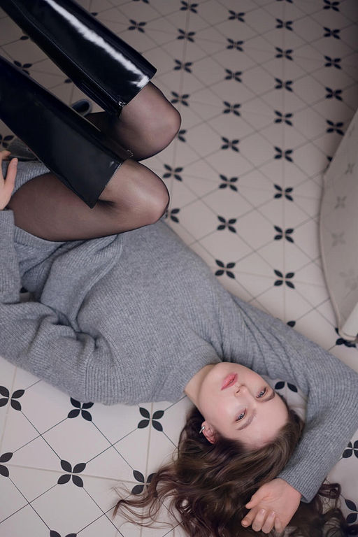 Удлиненный джемпер в рубчик - Incity фото 2