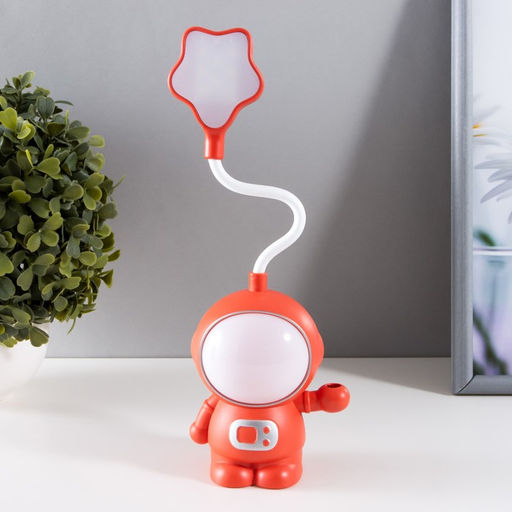Настольная лампа «Астронавт» МИКС LED 3 Вт USB АКБ 9×7×21 см RISALUX