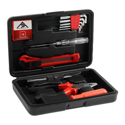 Набор инструментов в кейсе ЛОМ 23 ФЕВРАЛЯ, в подарочной упаковке, 11 предметов