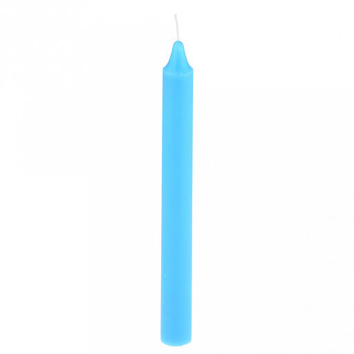 Свеча "Столовая" д2см, h18см, время горения 4ч, голубой (Россия)