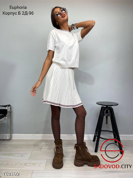 Женский костюм двойка с юбкой - Bruno фото 3