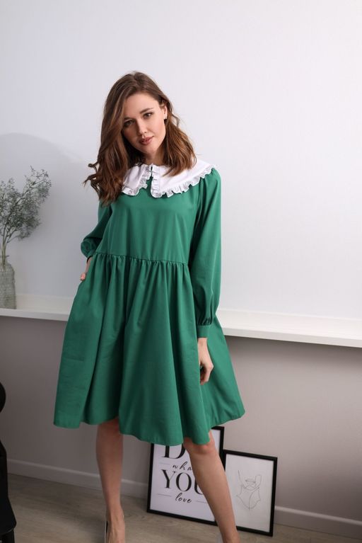 Платье AURA 3068-170 зеленый  фото 3