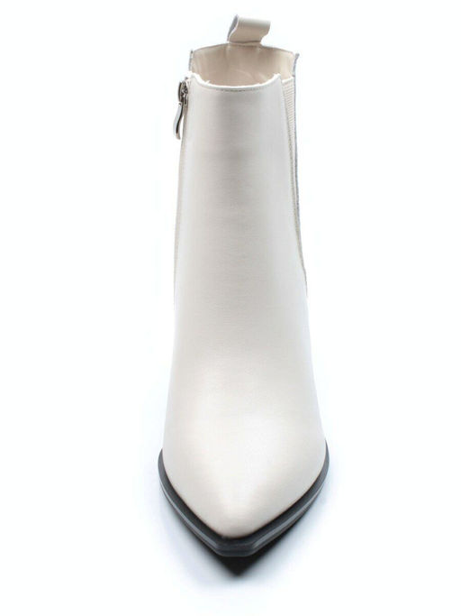 01-PCG267-2 LT.BEIGE Ботинки демисезонные женские (натуральная кожа, байка) - Фабричный китай фото 11