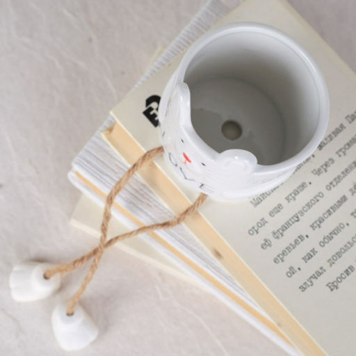 Кашпо 7,7х8 см Лиса / WN20 /уп 8/96/ висячие ножки - Галеонтрейд фото 3