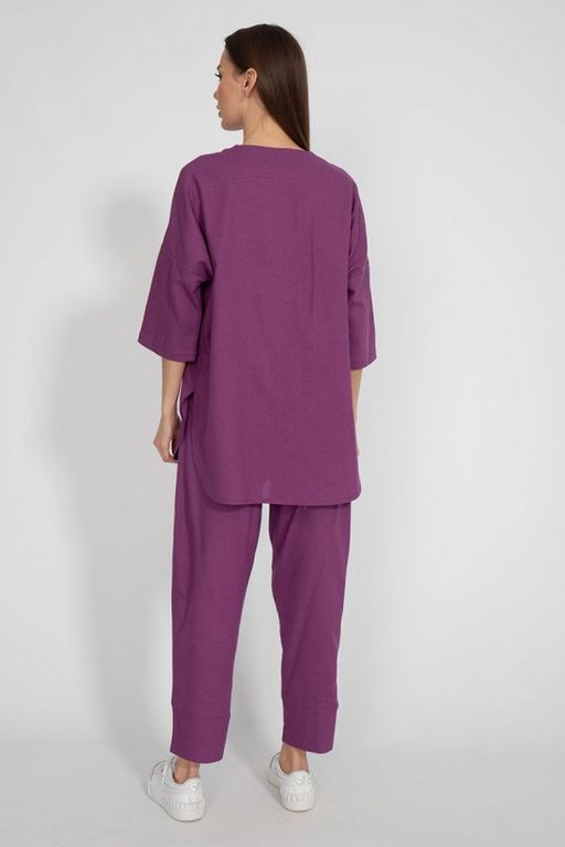 Льняная рубашка 4081 - Kivviwear фото 3