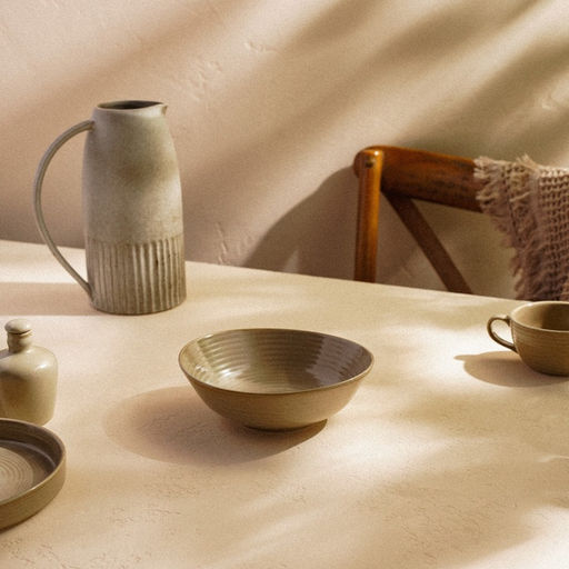 Салатник SL Home «Песчаный бриз», 700 мл, фарфор, бежевый