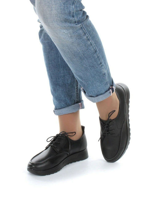 03-5308 BLACK Полуботинки женские - No name фото 3