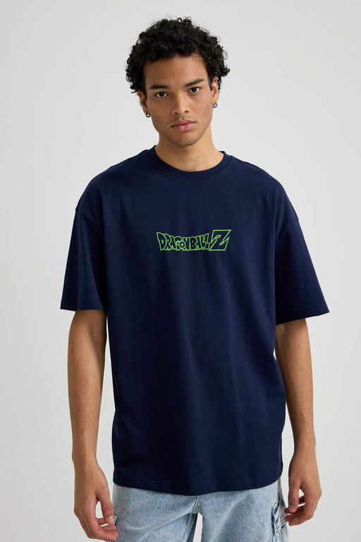 Футболка с короткими рукавами и круглым вырезом Dragon Ball Comfort Fit - Defacto фото 4